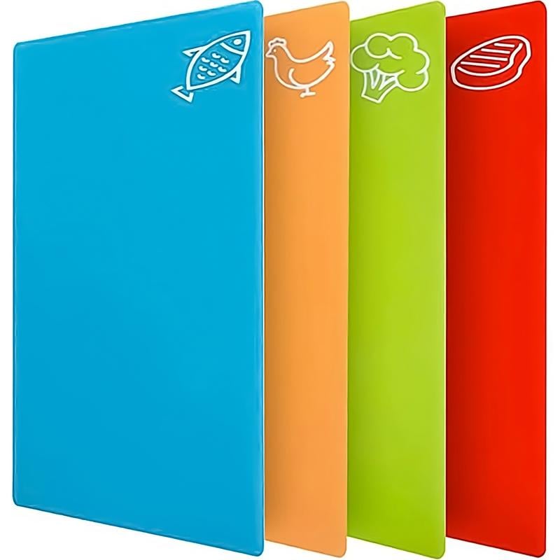 Набір обробних дощок Kayfovo VC-82 4 шт. гнучкі/пластикові (28739) Набір обробних дощок Kayfovo VC-82 4 шт. гнучкі/пластикові (28739)