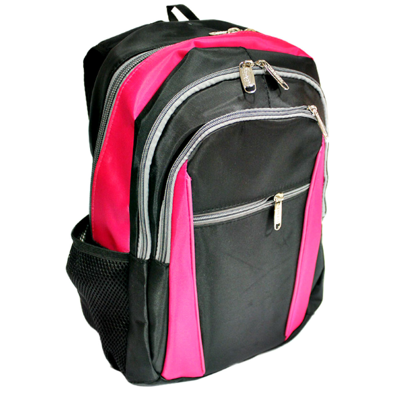Рюкзак ортопедический Leader 42х29х15 см Черный/Розовый (982116)