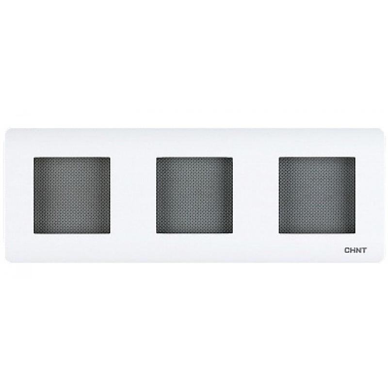 Рамка 3-постовая CHINT NEW3 Белый (715405)