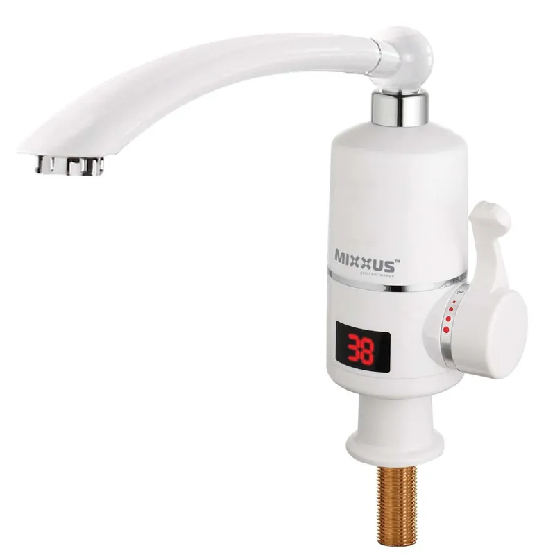 Проточный водонагреватель MIXXUS Electra 120-E с индикатором температуры Белый (OL-MI2745)