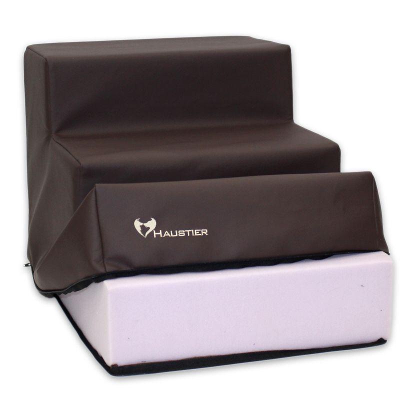 Ступеньки для Собак Haustier Chocolate 3х-уровневые экокожа влагостойкие 54х40х36см (R1-1-e03) - фото 4 Ступеньки для Собак Haustier Chocolate 3х-уровневые экокожа влагостойкие 54х40х36см (R1-1-e03) - фото 4