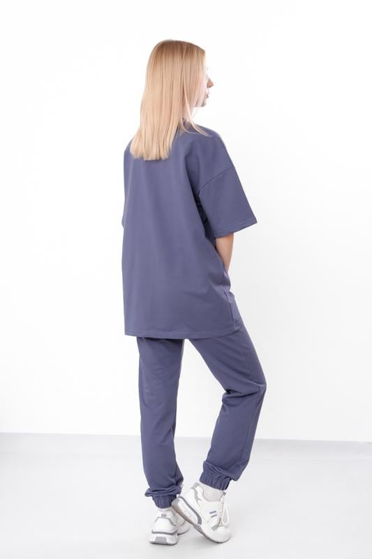 Комплект жіночий Носи Своє футболка з штанами р. 52 Сірий (8399-057-33-1) - фото 3 Комплект жіночий Носи Своє футболка з штанами р. 52 Сірий (8399-057-33-1) - фото 3