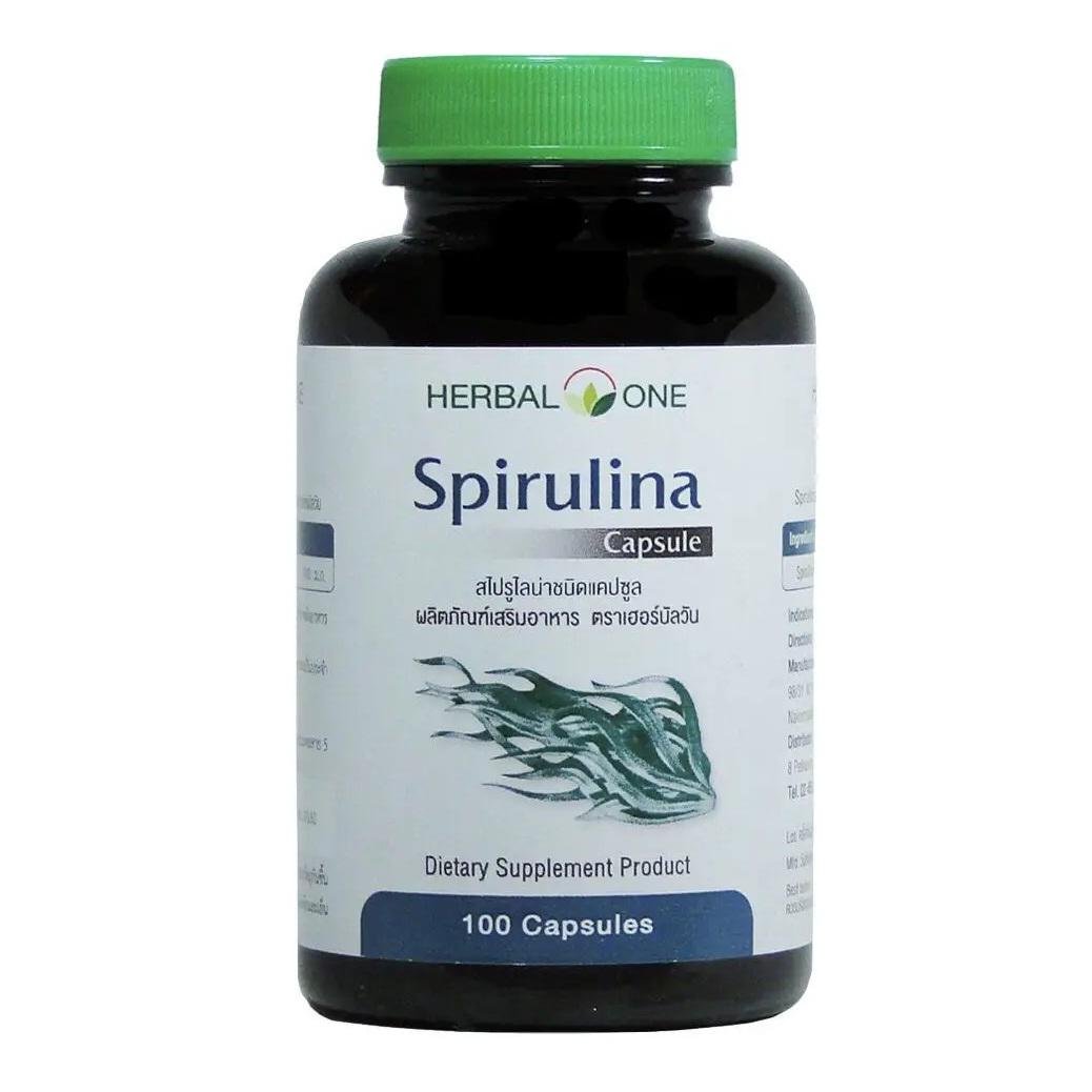 Спирулина органическая в капсулах Erawadee Herbal One Spirulina 100 шт. (8853353300516) Спирулина органическая в капсулах Erawadee Herbal One Spirulina 100 шт. (8853353300516)
