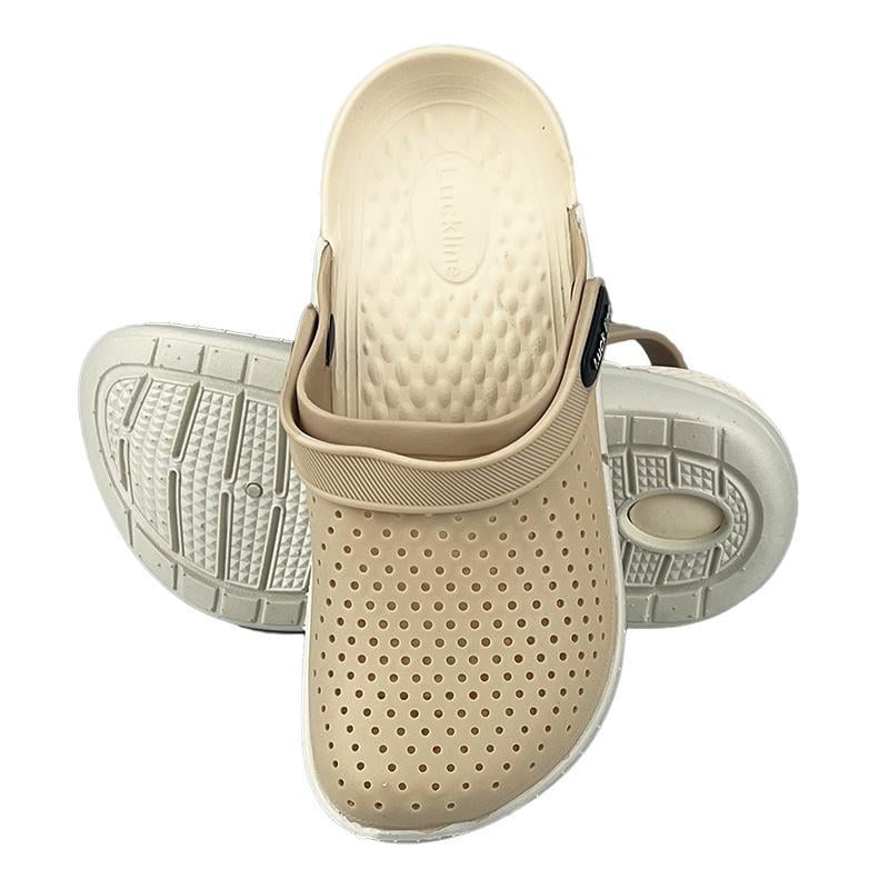 Кроксы женский силиконовые 5017-382 p. 40 25,5-26 см Бежевый - фото 1