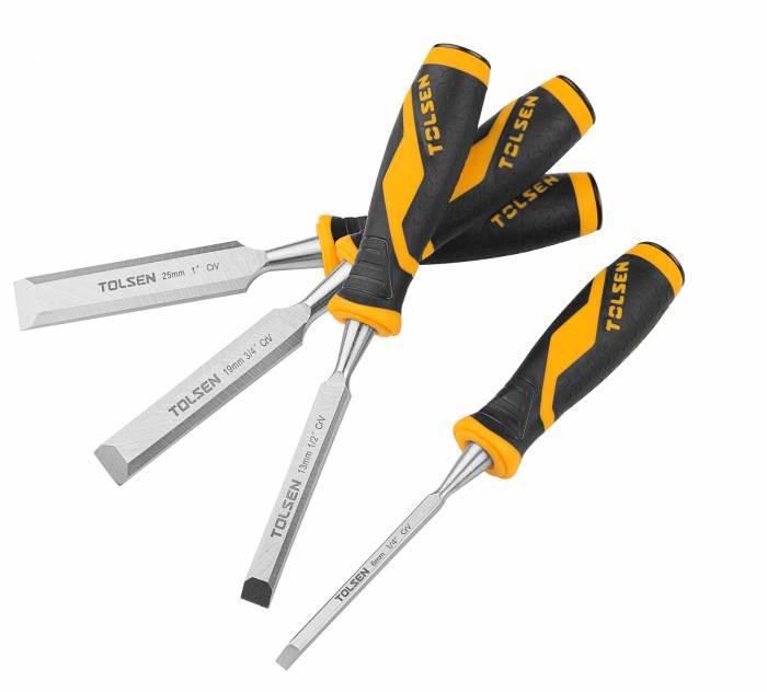 Комплект стамесок Tolsen Tools Профи 6/13/19/25 мм 4 шт.