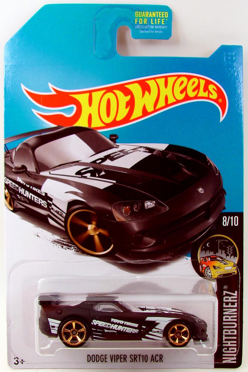 Игрушечная машинка Hot Wheels Dodge Viper SRT10 ACR 2017 Nightburnerz Kmart Exclusive (FBJ05)