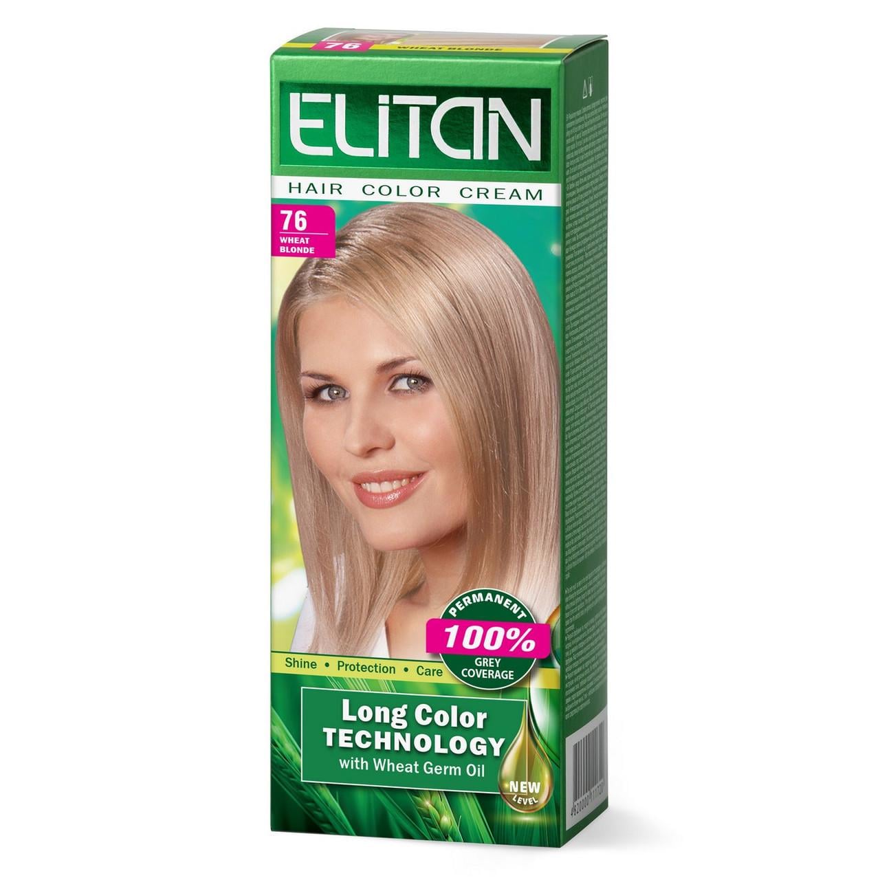 Крем-краска для волос стойкая ELITAN №76 Пшеничный блондин (2199860853)