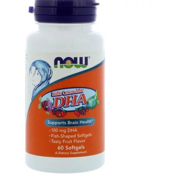 Омега 3 Foods Kid's DHA 100 мг 60 Softgels - фото 1