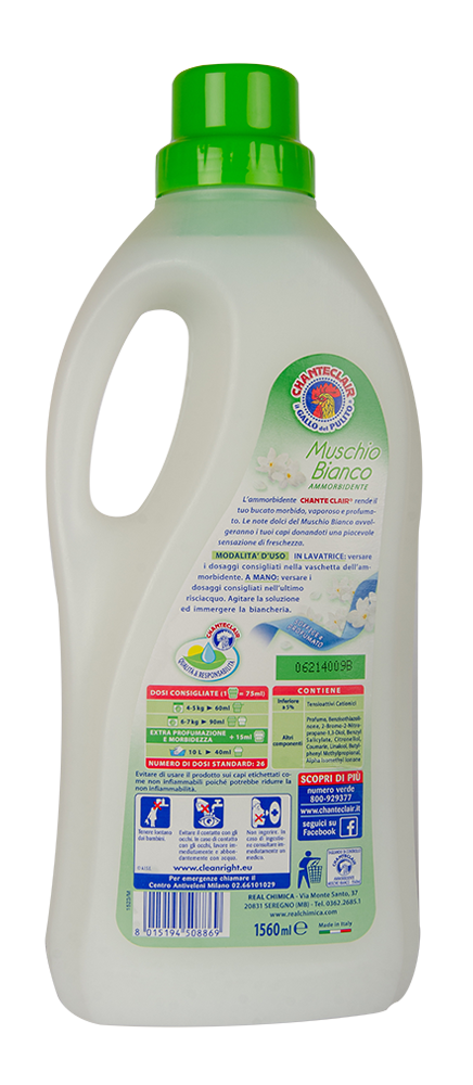 Кондиционер для стирки Chante Clair Muschio Bianco 1,5 л - фото 2 Кондиционер для стирки Chante Clair Muschio Bianco 1,5 л - фото 2