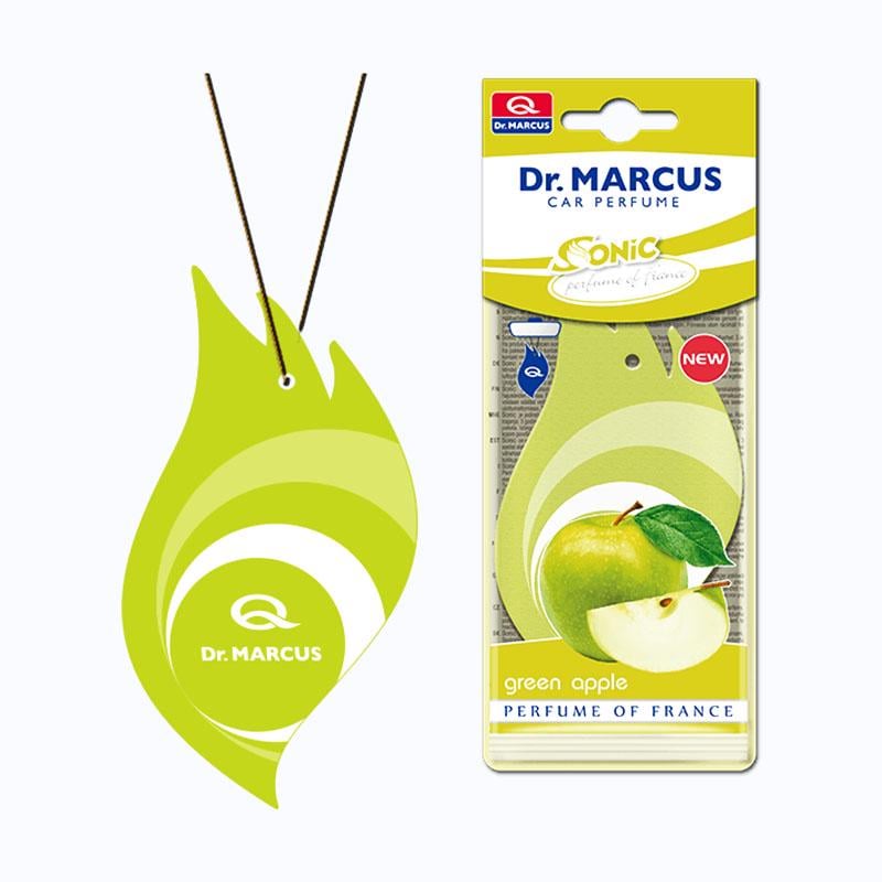 Ароматизатор Dr. Marcus Sonic Green Apple картонна підвіска (031875)