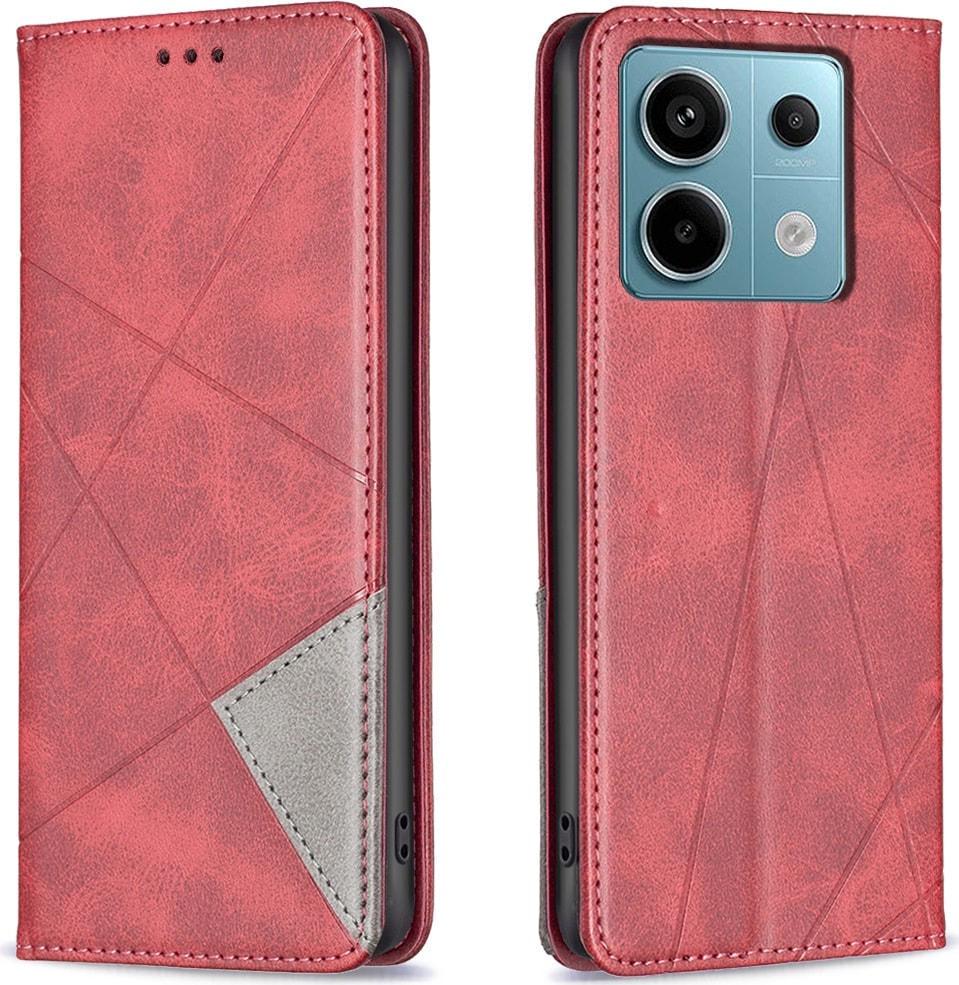 Чехол книжка SHLab Prisma Xiaomi Redmi Note 13 Pro Red (36339-2D) Чехол книжка SHLab Prisma Xiaomi Redmi Note 13 Pro Red (36339-2D)