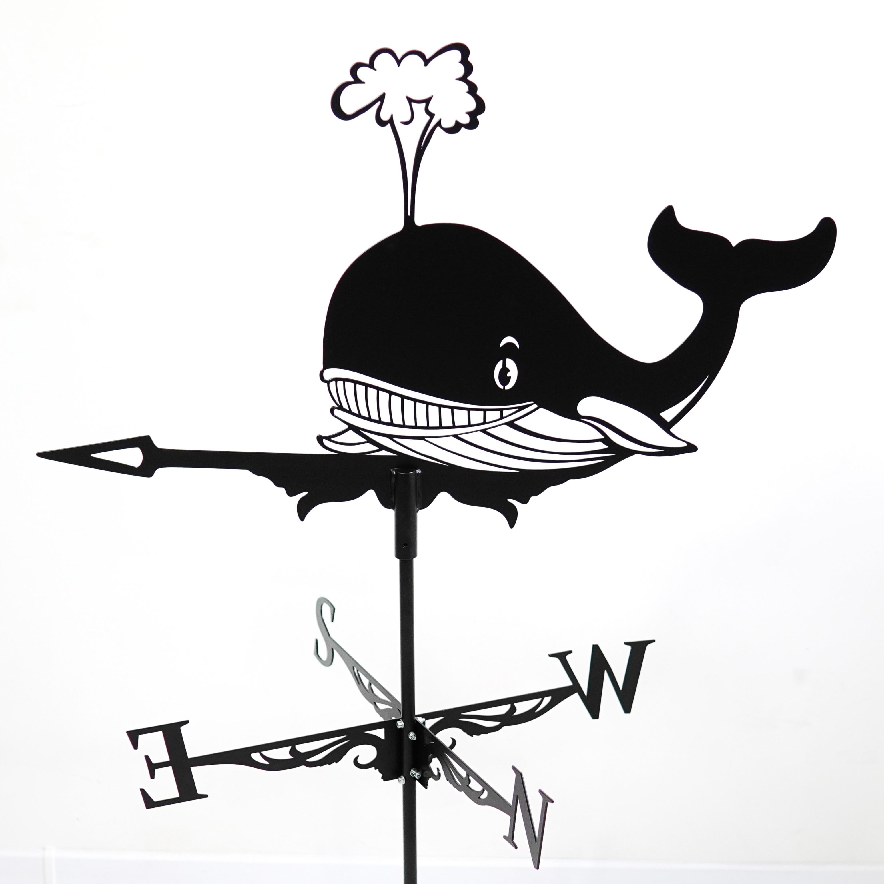 Флюгер на крышу Кит 70 см Черный (1135457) Флюгер на крышу Кит 70 см Черный (1135457)