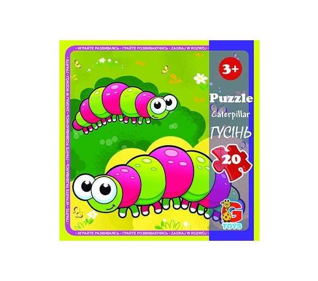 Пазлы G-Toys Насекомые Гусеница LI06 20 элементов (4824687638341) Пазлы G-Toys Насекомые Гусеница LI06 20 элементов (4824687638341)