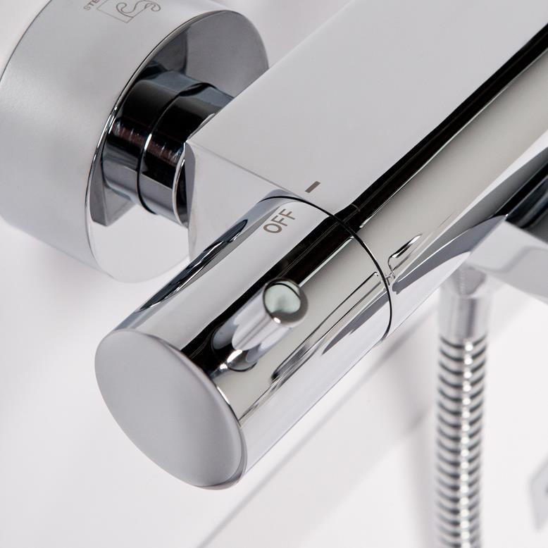 Смеситель для ванны Steinberg 100 3170 с термостатом и встроенным переключателем Хром (1635718998) - фото 6 Смеситель для ванны Steinberg 100 3170 с термостатом и встроенным переключателем Хром (1635718998) - фото 6