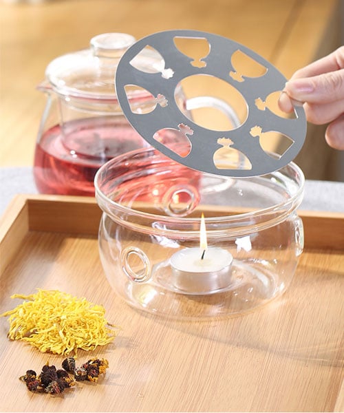 Подставка-подогреватель для заварочного чайника 120 х 70 мм, стекло - фото 5 Подставка-подогреватель для заварочного чайника 120 х 70 мм, стекло - фото 5