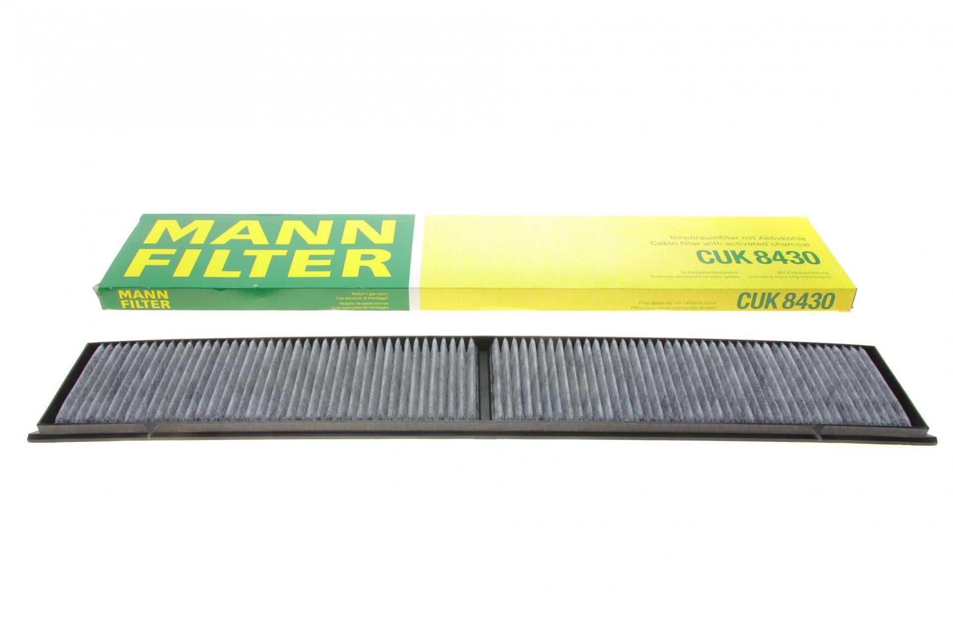 Фильтр салона Mann-Filter для BMW 3 E90/X1 E84 03-13 угольный (CUK 8430)