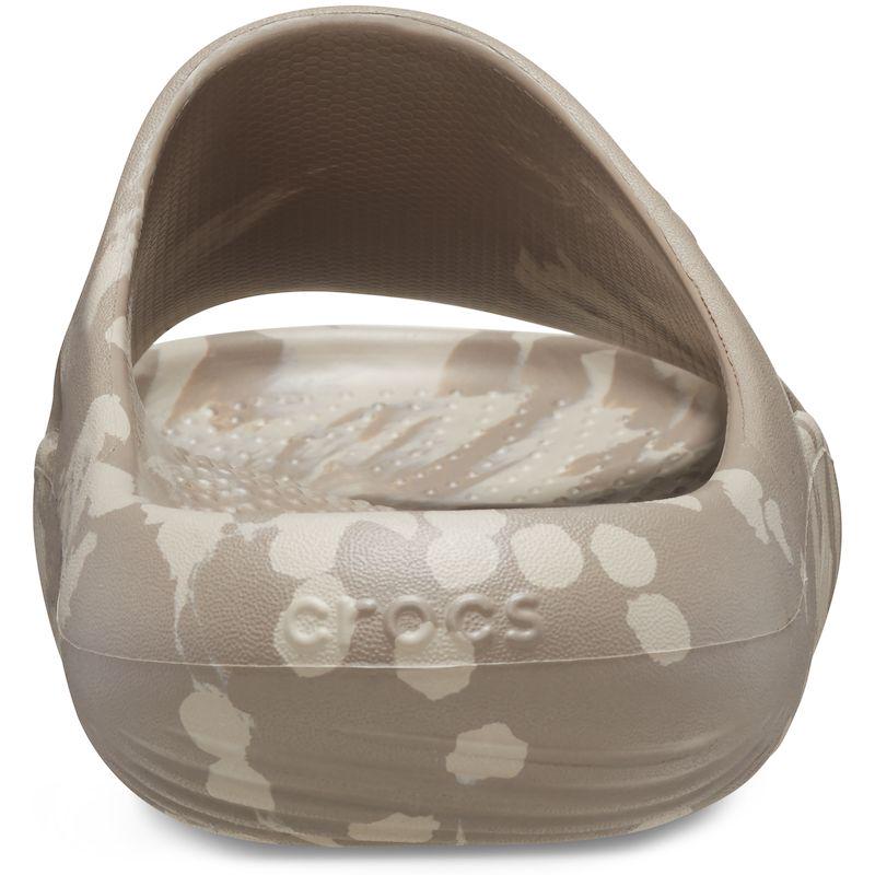 Кроксы женские Crocs Mellow Marbled Slide M8W10 208579 р. 41 26,5 см Mushroom/Cobblestone - фото 5