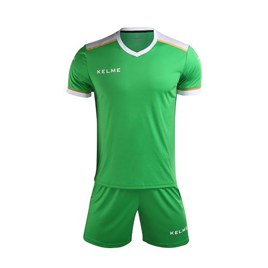Комплект футбольной формы Kelme Segovia к/р L Зеленый