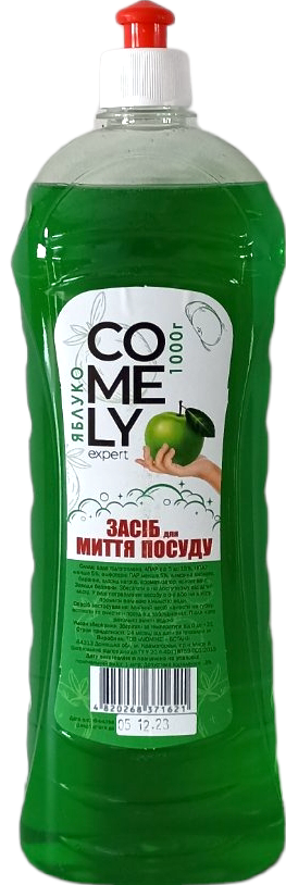 Засіб для миття посуду Comely Яблуко 1000 г (18285)