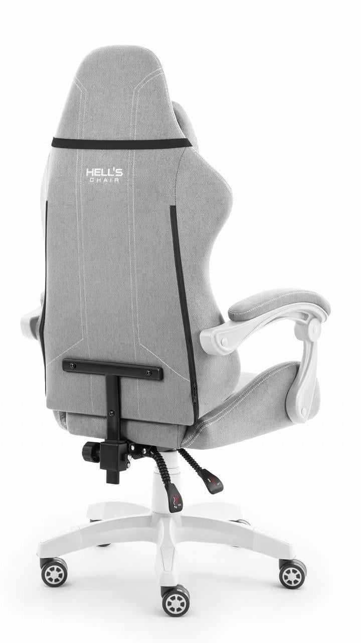 Компьютерное кресло Hell’s HC-1014 ткань Grey-White (5907196010361) - фото 4 Компьютерное кресло Hell’s HC-1014 ткань Grey-White (5907196010361) - фото 4