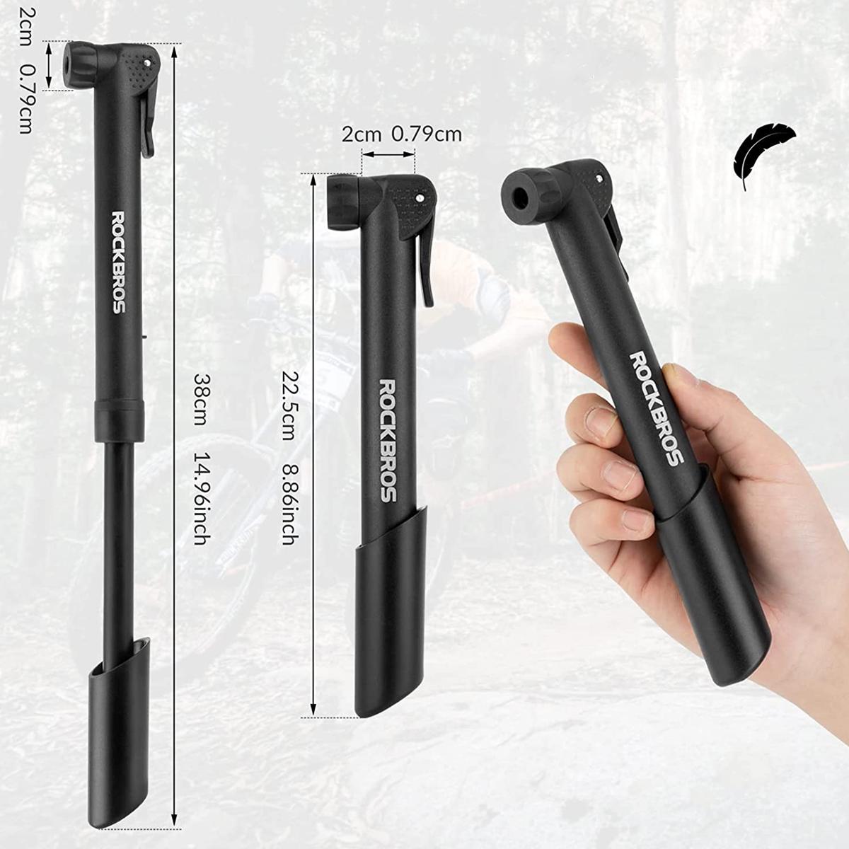 Насос велосипедний ROCKBROS BG-1046 80 psi/5,5 бар (RB-BG-1046-4811) - фото 4 Насос велосипедний ROCKBROS BG-1046 80 psi/5,5 бар (RB-BG-1046-4811) - фото 4