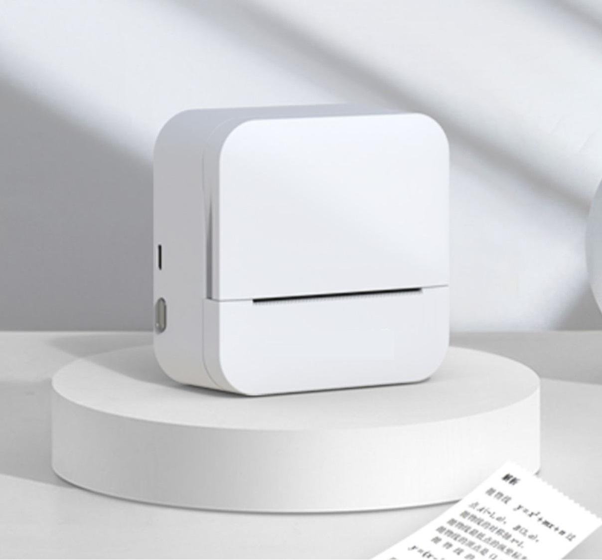 Термопринтер портативный XIAMEN AMOYDECOR INDUSTRIAL Luck Jingle А6 83х83х42 мм Белый - фото 2