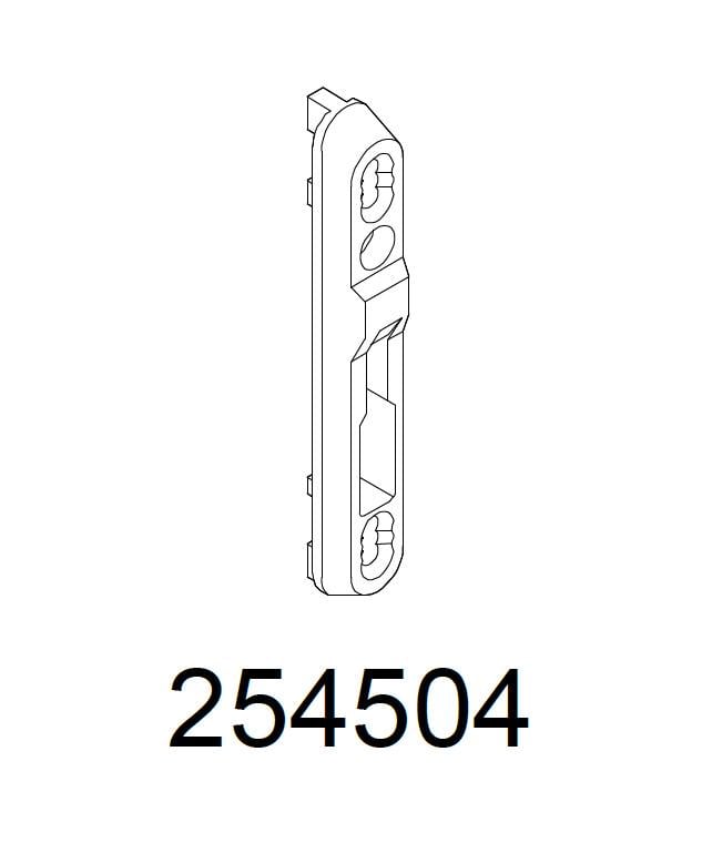 Подходящая планка замка Schuco S 74 раздвижной системы 2 шт. (254504) - фото 2 Подходящая планка замка Schuco S 74 раздвижной системы 2 шт. (254504) - фото 2