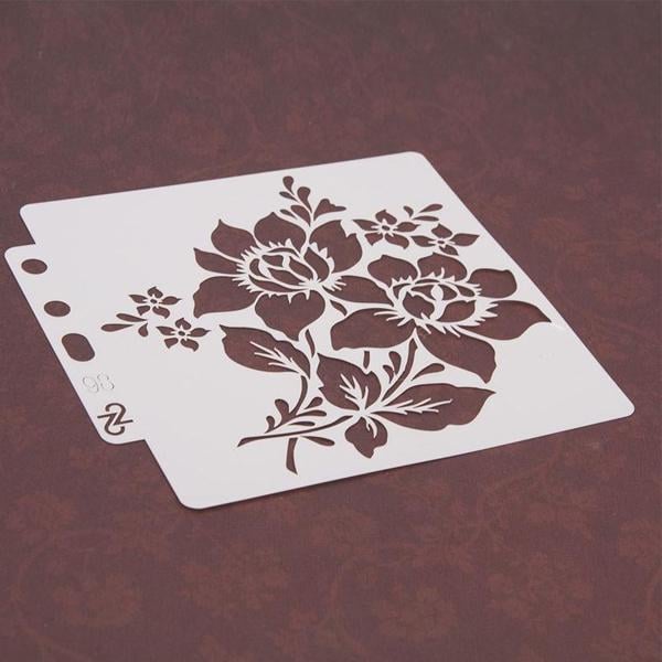 Трафарети для розпису стін і меблів M00455 Квітковий дизайн 13х14,1 см 9 шт. - фото 5 Трафарети для розпису стін і меблів M00455 Квітковий дизайн 13х14,1 см 9 шт. - фото 5