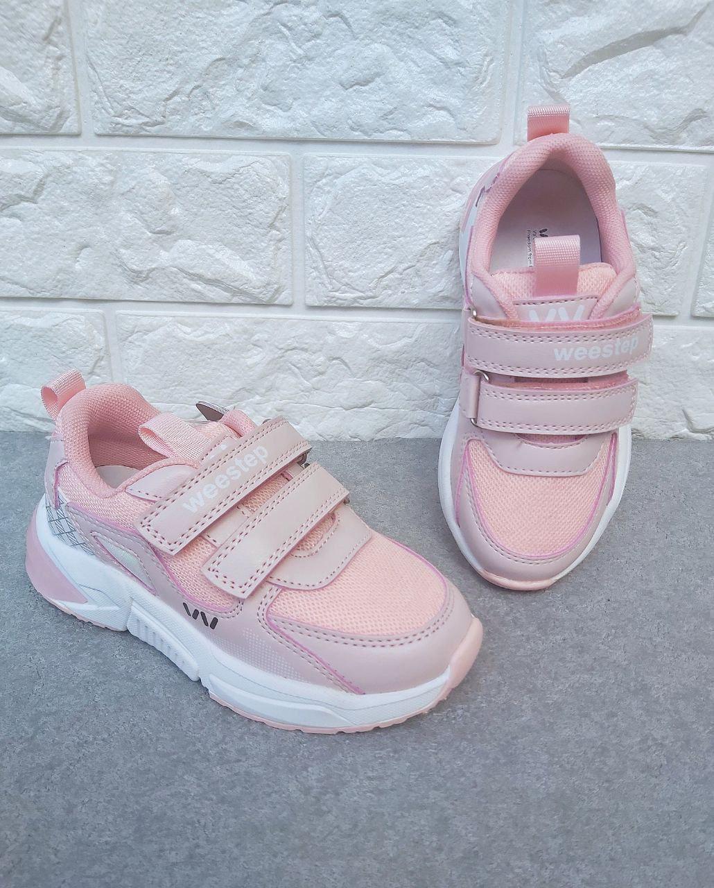 Кроссовки для девочки Weestep 879 р. 28 18 см Розовый (879)