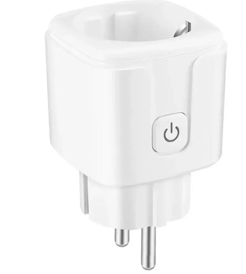 Умная Wi-Fi розетка 16А с энергометром/таймером Tuya Smart и Smart Life White (2830237023)