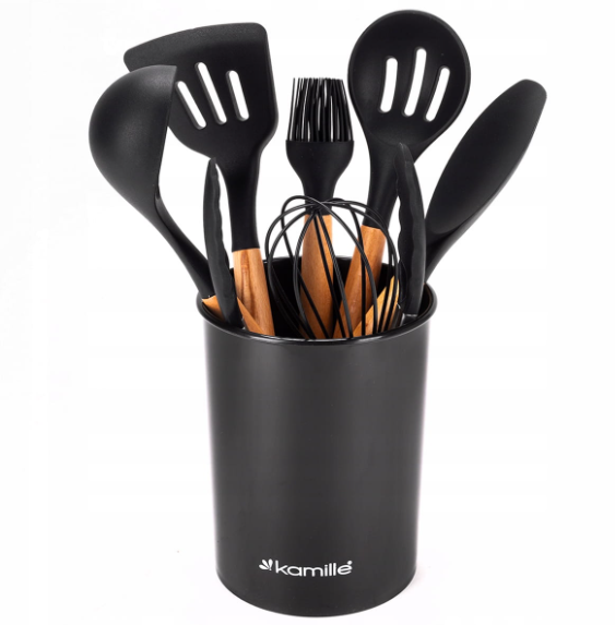 Набор кухонных принадлежностей Kamille с настольной подставкой 8 пр. (5226)