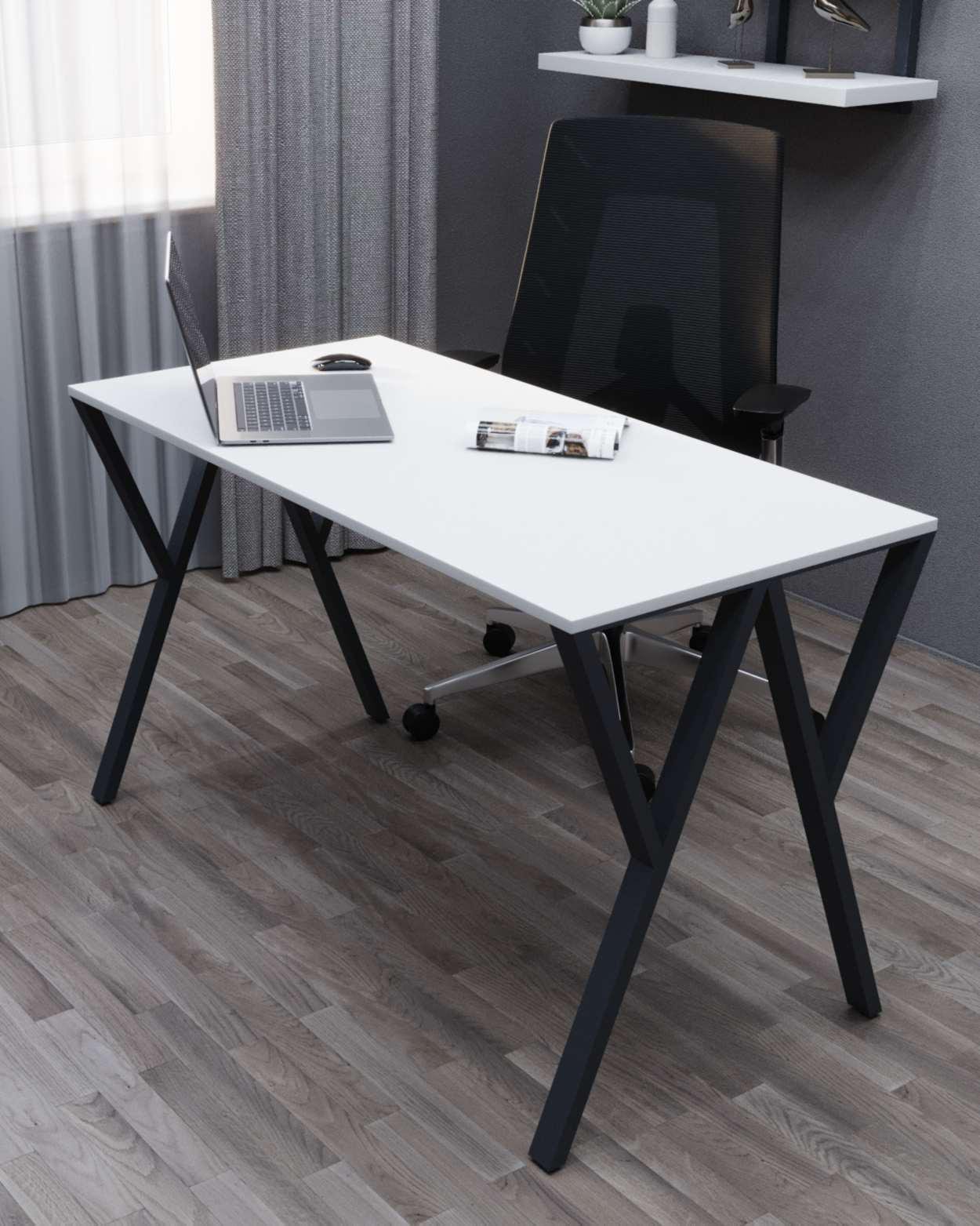 Стол письменный Loft Серия 6 1600х800х16 мм Белый (20066917)