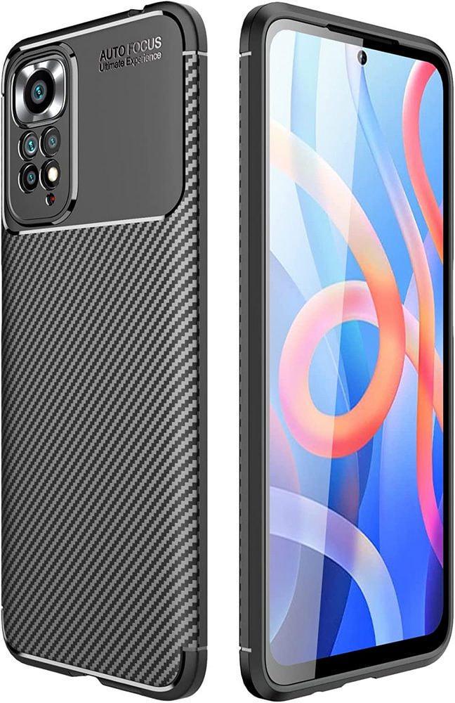Чохол накладка Autofocus Carbon Xiaomi Redmi Note 11S Black (29548-2B)