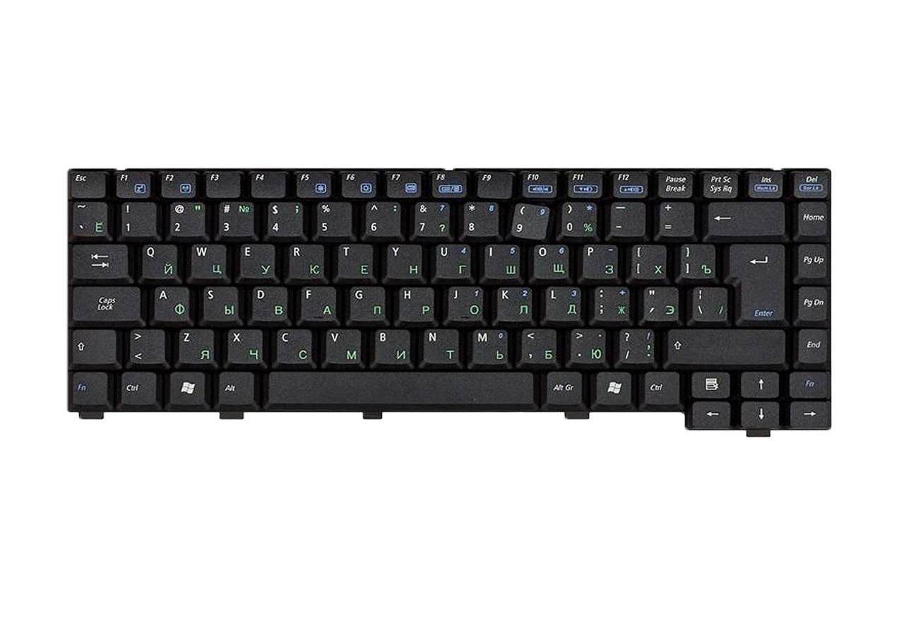 Клавиатура для ноутбука Asus A6 A6N матовая (04GNA51KRUS1)