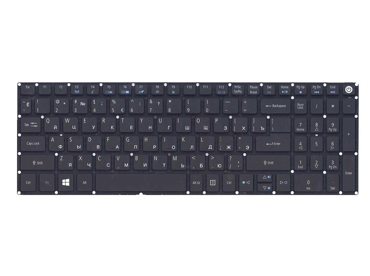 Клавиатура для ноутбука Acer Aspire VN7-792G подсветка клавиш (NK.I1517.007)