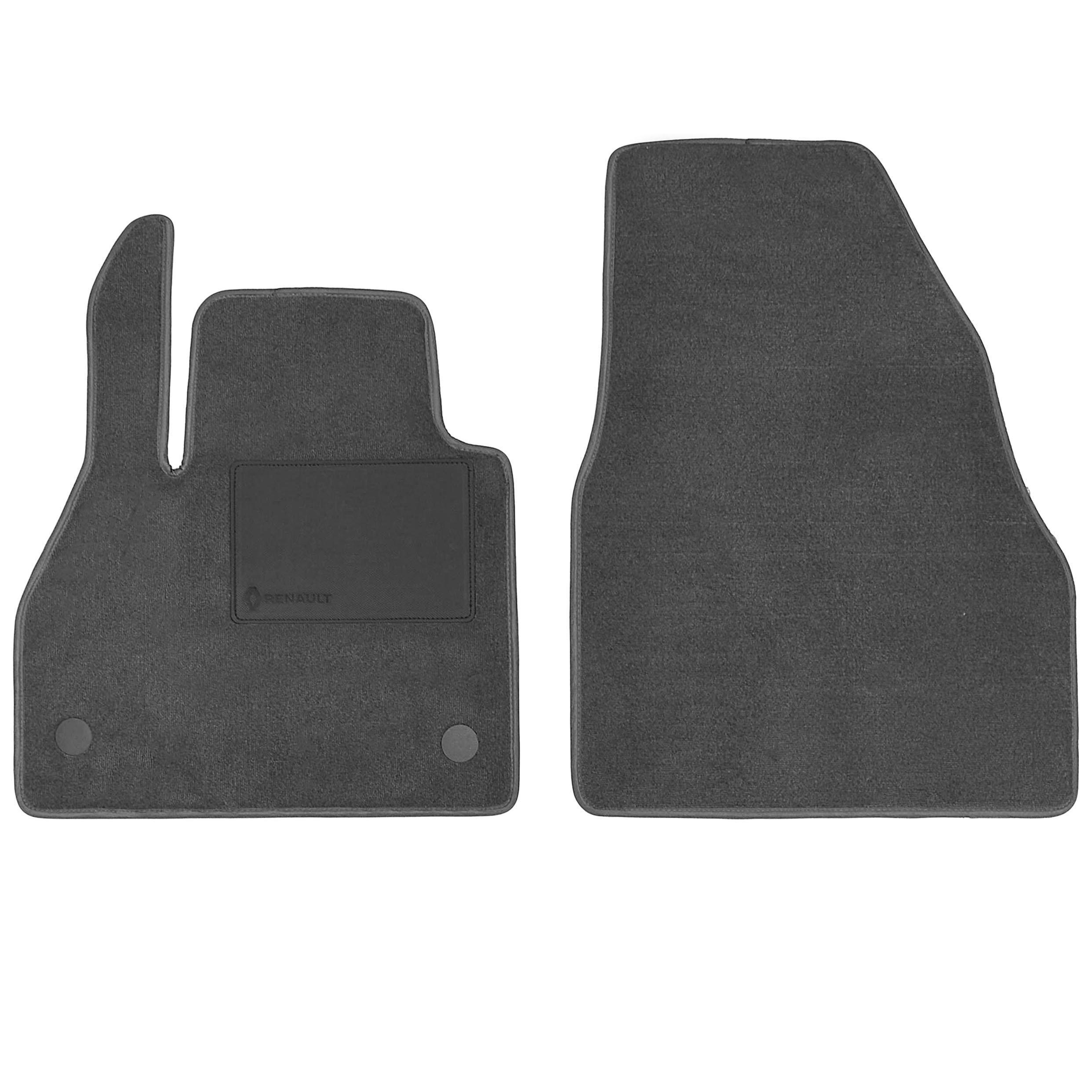 Коврики передние в салон Optimal для Renault Kangoo '09- текстильные Серый