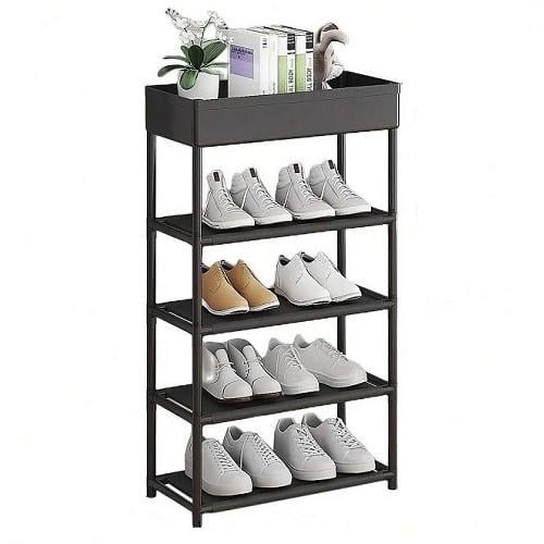 Полка для обуви Storage Shoe Rack YH9806-5 5 ярусов 80х40х22 см (MG-01791)