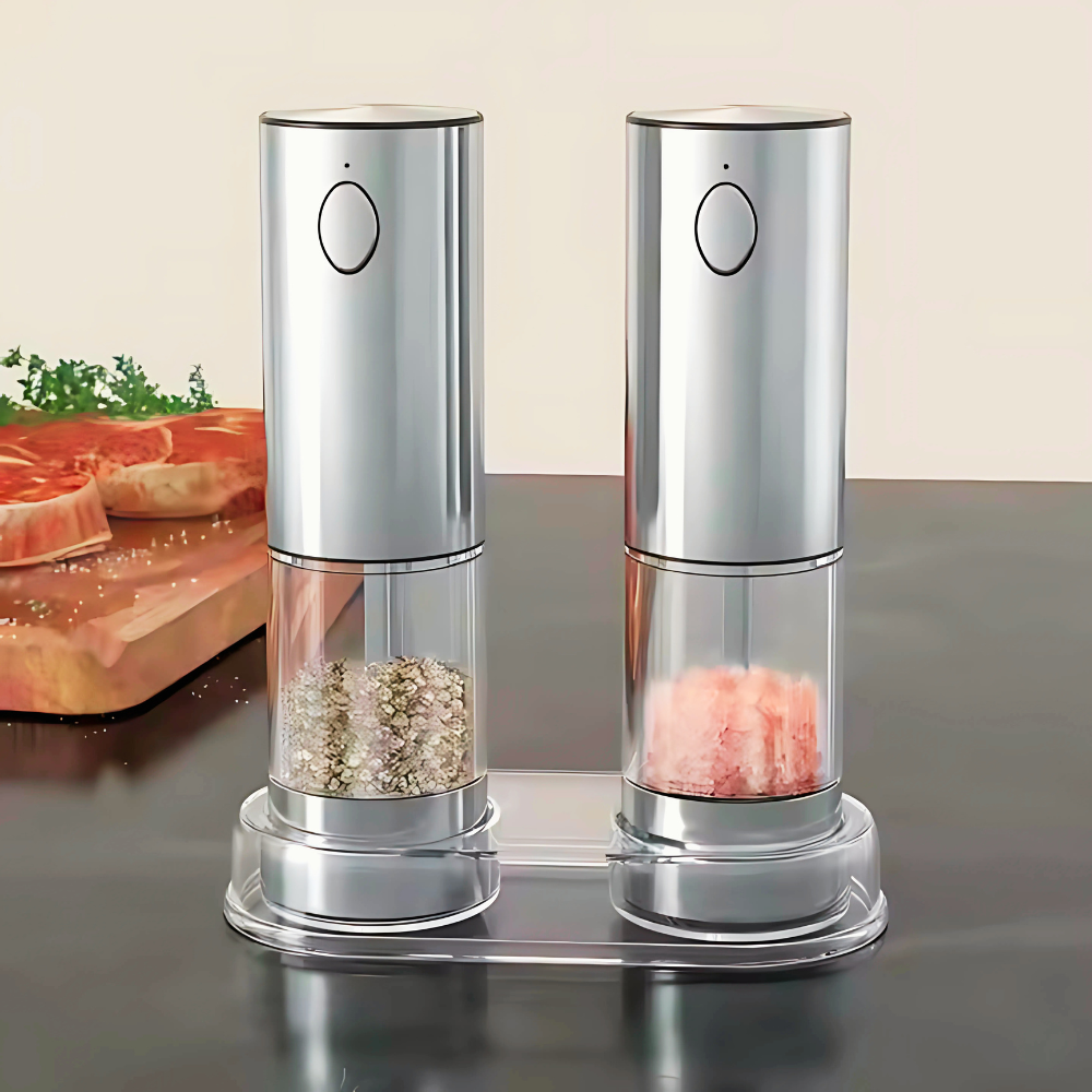 Набір млинів для перцю та солі акумуляторні електричні автоматичні
