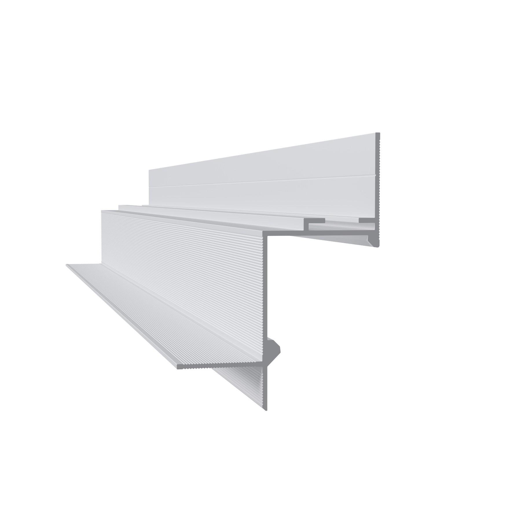 Профиль теневого шва ProfiLuxe SVT-35W под LED с линзой 35x2000 мм Белый (24683603)