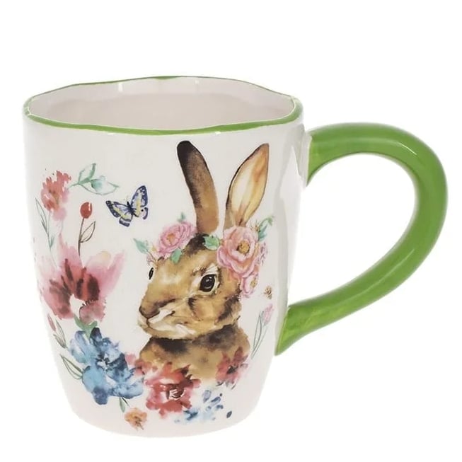 Чашка керамическая Flora Зайчик 0,4 л (32181)