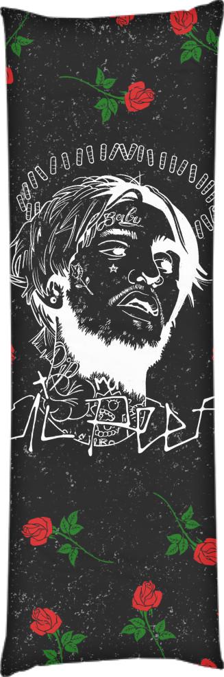 Подушка дакимакура Lil Peep Rose 60x180 см (14100591)
