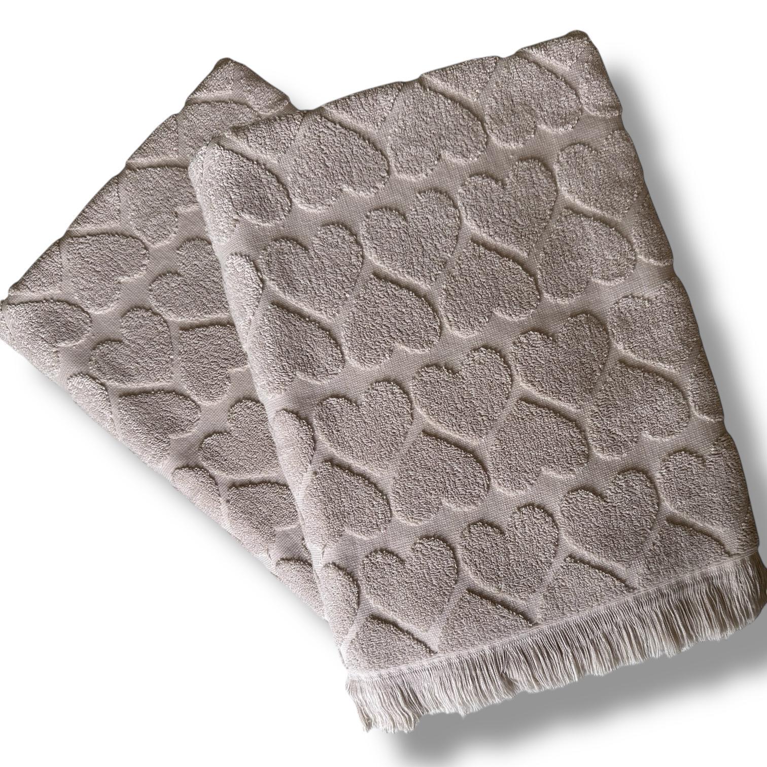 Полотенце махровое Malloory Home 70x140 см Бежевый (8901-1)