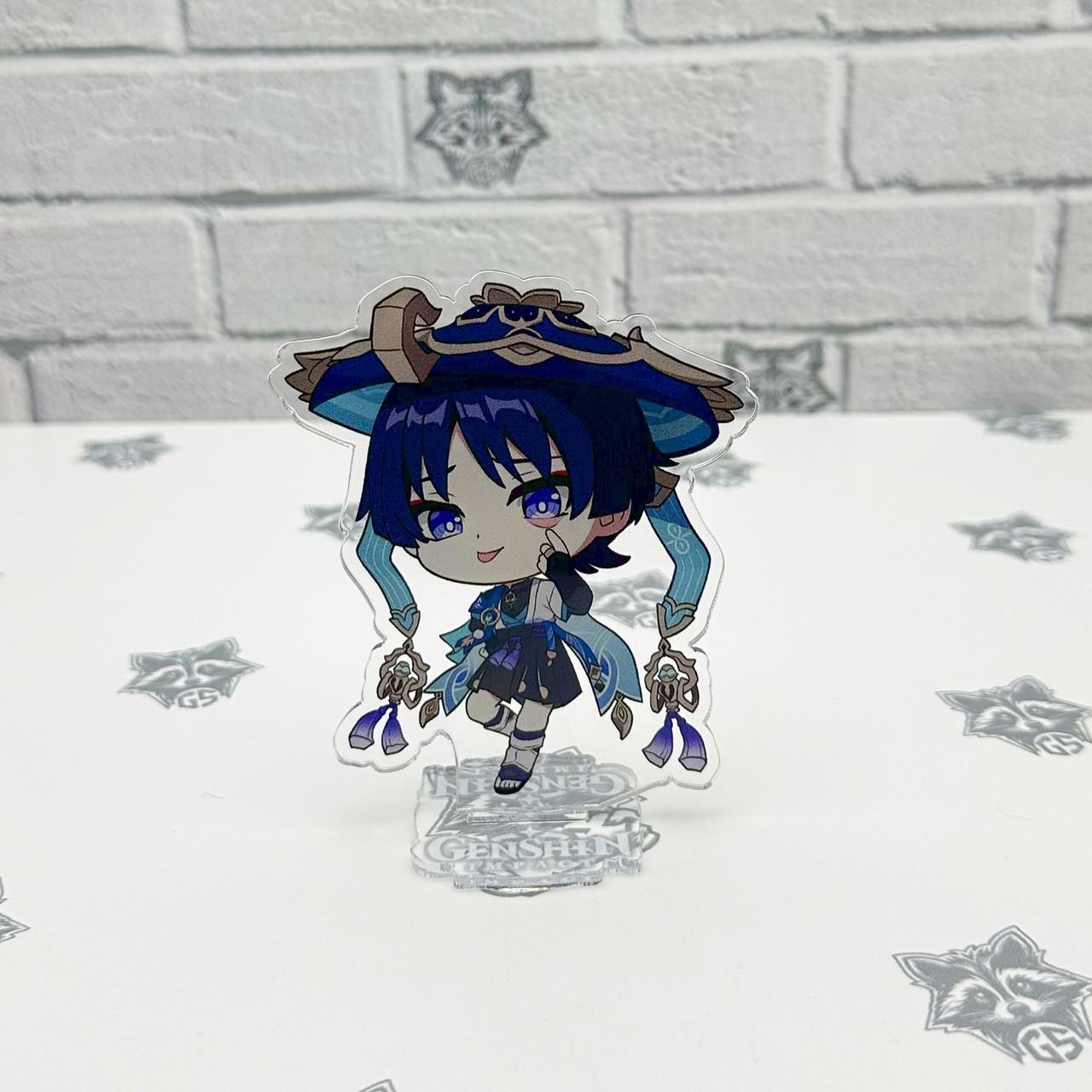 Фігурка колекційна акрилова Chibi Genshin Impact Мандрівник Скарамуччі 3 10 см (2220319317)
