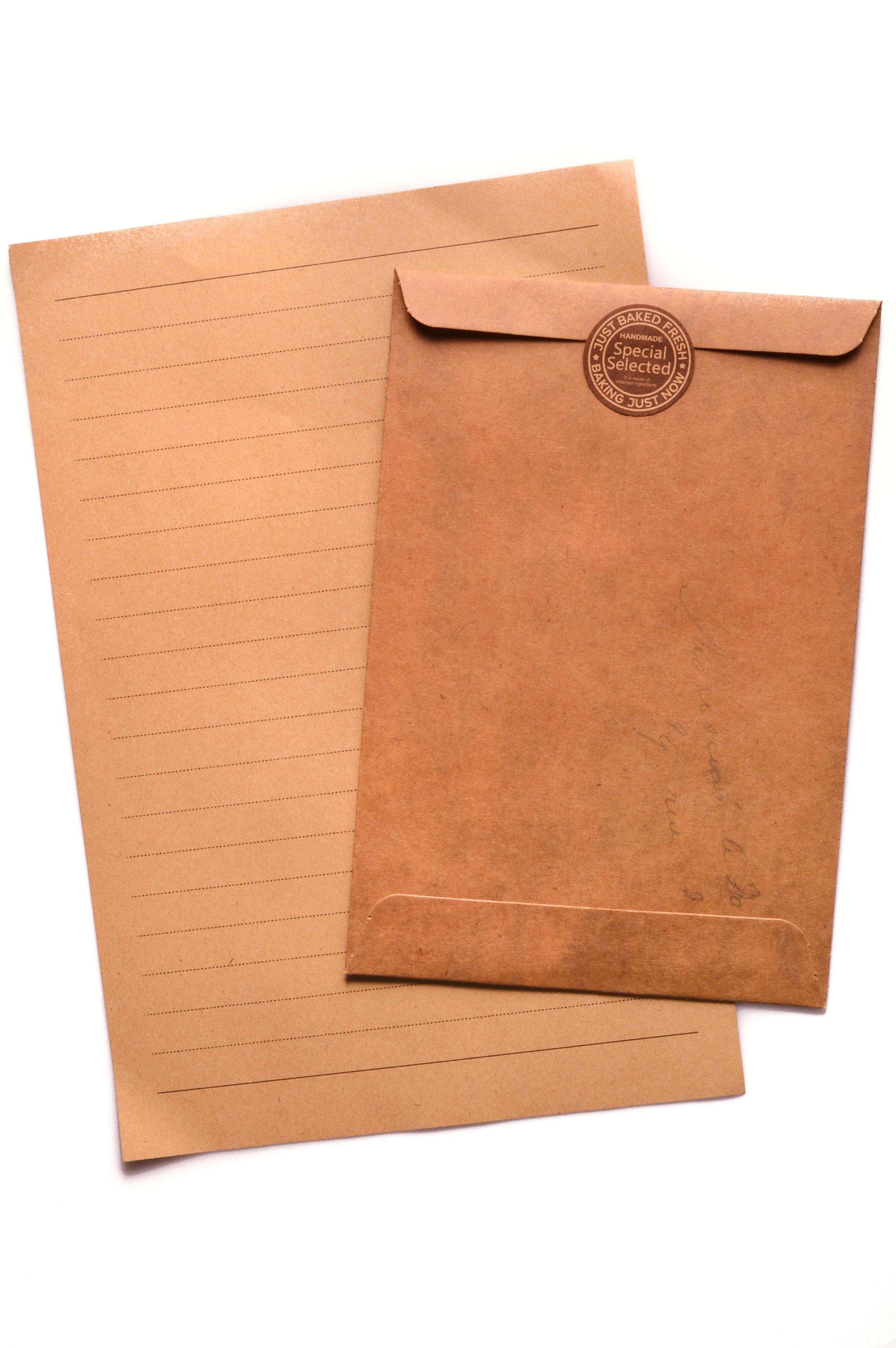 Конверт вінтажний подарунковий з міцного крафт-паперу 11х16 см (381215841)