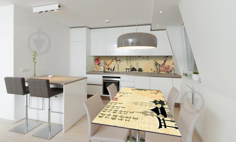 Наклейка виниловая на стол Zatarga «Веер» 650х1200 мм Z180787/1st