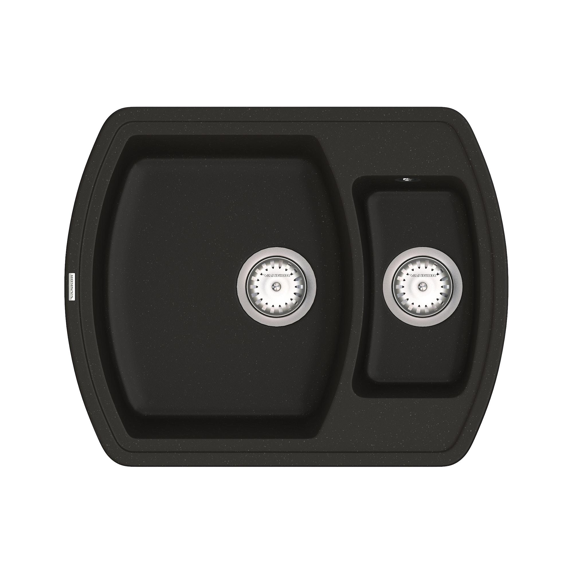 Мойка для кухни Vankor Norton NMP 03.63 + сифон Vankor Black (74894)