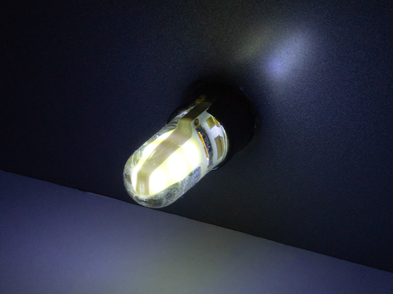 Автомобильная лампа светодиодная LEDUA T10-COB 1,5W 12V Белый (2649) - фото 2