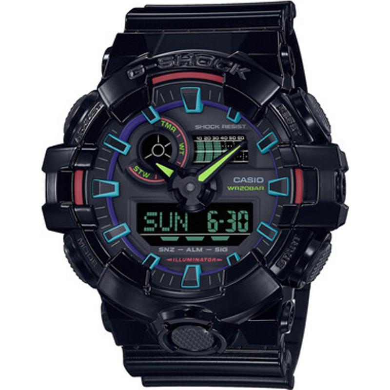 Наручний годинник чоловічий Casio GA-700RGB-1AER (376975)