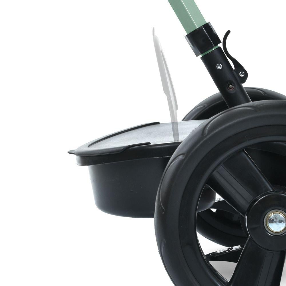 Велосипед триколісний Turbo Trike MT 1001-1 з батьківською ручкою і поворотним сидінням Зелений - фото 6