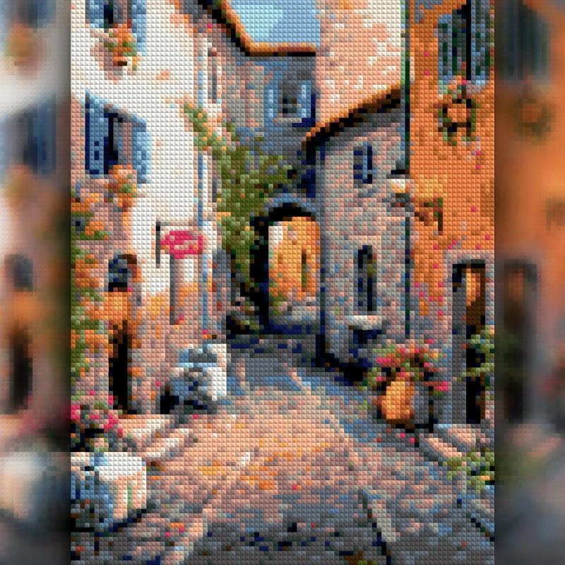 Алмазная мозаика The Wortex Diamonds Уютная улица 30x40 см (TWD30015M)